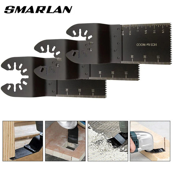 3pc Multi-Function Saw Blade Oscillating Saw Blade Multitool Blades Set Universal Cutter Blade Renovator Power Tools Accessories