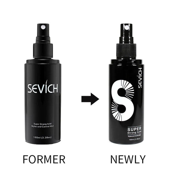 Sevich Hair Hold Spray Water Applicator for Styling Working Hair Building Fibers Hairdresser Water Hair Fixing Spray 100ML