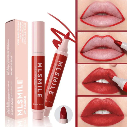 Lip Stain Marker Pen Waterproof Long Lasting Color Pen Lips Proof Lip Matte Non Finishing Makeup Effect Hydrating Smudge Sw A1G5