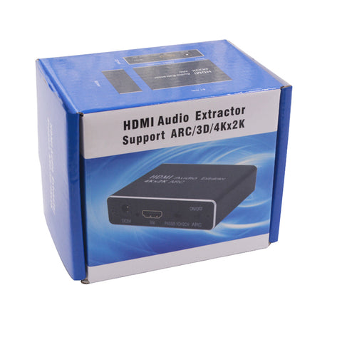 Black HDMI Audio Splitter Converter Adapter Supports ARC/3D/4Kx2K black ZopiStyle