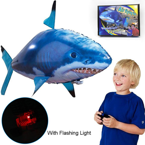 Remote Control Shark Toys Air Swimming RC Animal Radio Fly Balloons Clown Fish Animals Halloween Christmas Toy For Children Boys ZopiStyle