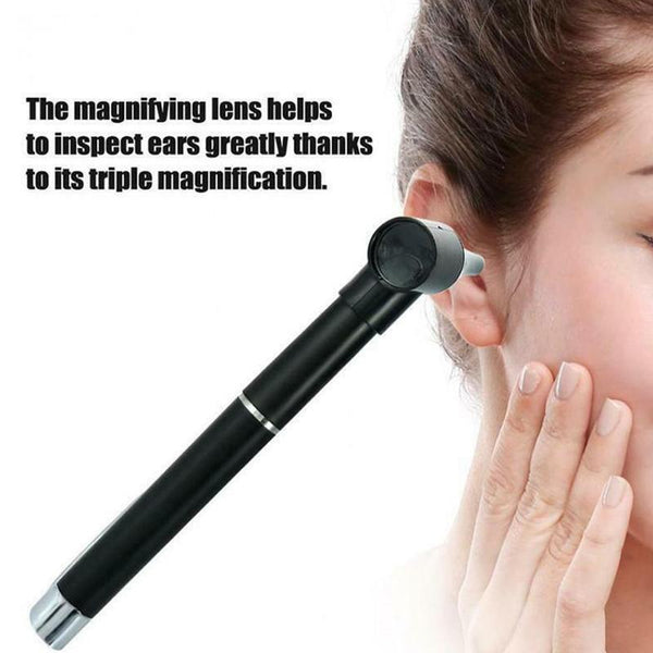 1 Set Medical Diagnostic Ear Light Otoscope Magnifying Pen Ear Nose Throat Clinical Care Light Protect Tool Set Ear Cleaner ZopiStyle