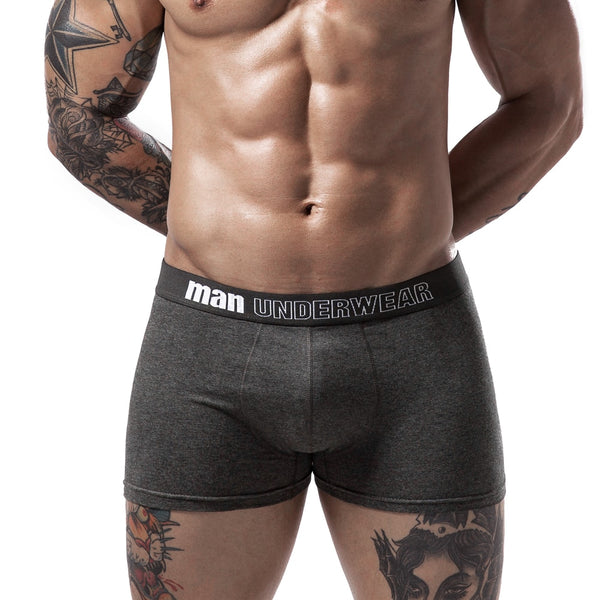 Men Underwear Boxer Cotton Man Short Breathable Solid Mens Flexible Shorts Boxers Male Underpants ZopiStyle
