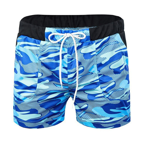 Breathable Men Beach Shorts Summer Surfing 2021 New Quick Drying Swimwear European And American Fashion Camouflage Boxer Shorts ZopiStyle