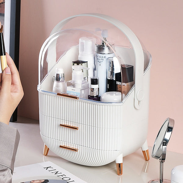 WBBOOMING Makeup Organizer Waterproof Dustproof Cosmetics Box Drawer Bathroom Desktop Skin Care Storage Box Fashion Big Capacity ZopiStyle