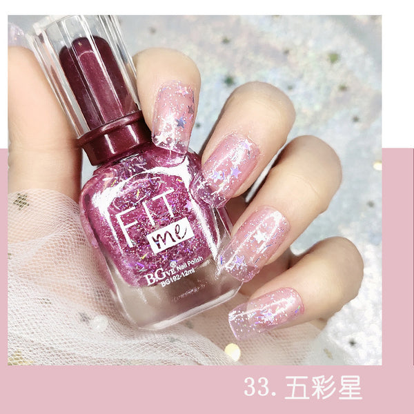 New product nail polish free toast dry display 36 color transparent nail polish cross-border beauty makeup ZopiStyle