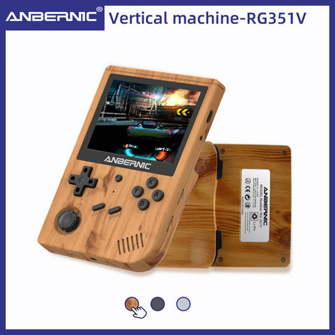 ANBERNIC New RG351V Retro Games Built-in 16G RK3326 Open Source 3.5 INCH 640*480 handheld game console Emulator For PS1 kid Gift ZopiStyle