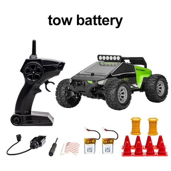 2.4G Mini RC Car High Speed Led Lights 20km/h Off Road Racing Vehicle 2WD Radio Remote Control Stunt Truck Climbing Kids Toys ZopiStyle