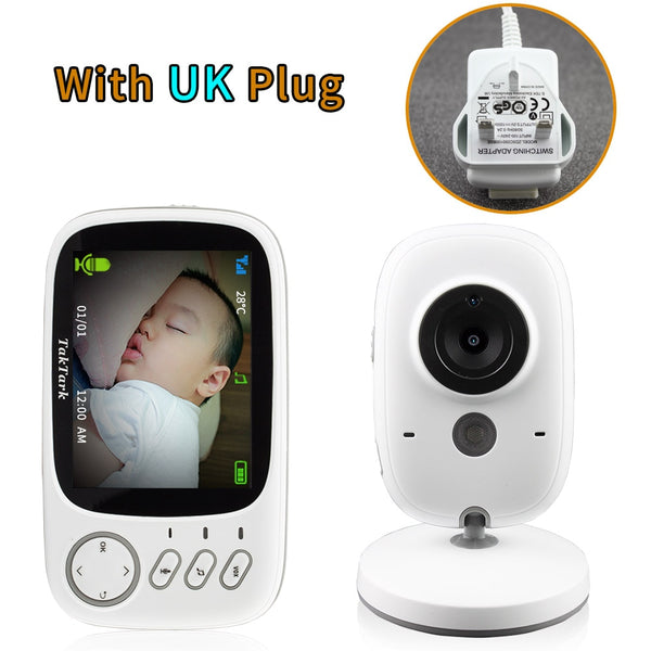 TakTark 3.2 inch Wireless Video Color Baby Monitor portable Baby Nanny Security Camera IR LED Night Vision intercom ZopiStyle