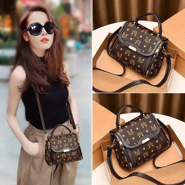 Bags For Women 2021 New Luxury Shoulder Crossbody With Top Handle Leather Fashion Designer Small Ladies Female Korean Handbags ZopiStyle