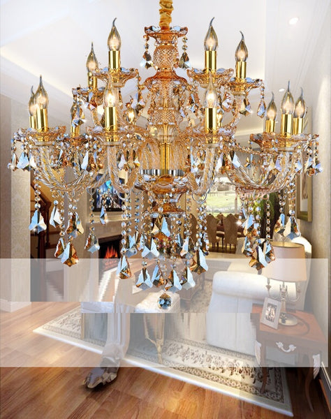 Modern Crystal Chandelier Living Room lustres de cristal Decoration Tiffany Pendants and Chandeliers Home Lighting Indoor Lamp