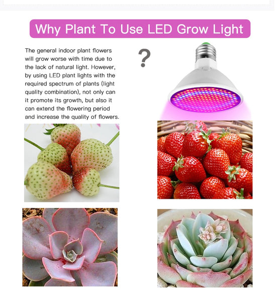 Goodland Phytolamp Full Spectrum LED Grow Light E27 Phyto Lamp For Plants Plant Lamp For Seedlings Flower Fitolamp Grow Tent