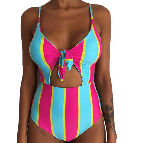 2023 Backless One Piece Swimsuit S-XXL Plus Size Swimwear Women Monokini Badpak Maio Biquini Mujer Trikini Maillot Femme Bikini