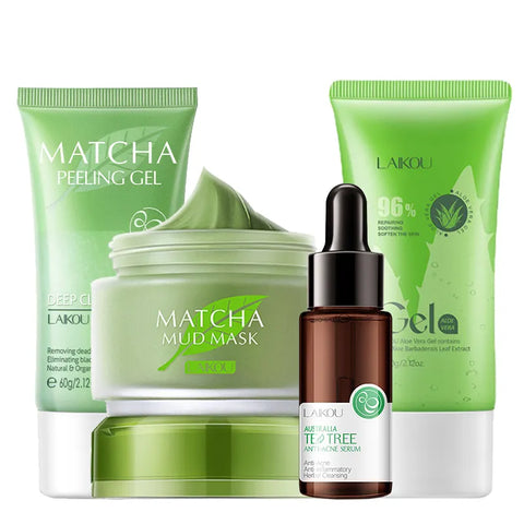 Matcha Face Mask Volcanic Clay Oil Control Deep Cleaning Blackhead Remover Purifying Shrink Pores Nourishing Acne Treatment Mask