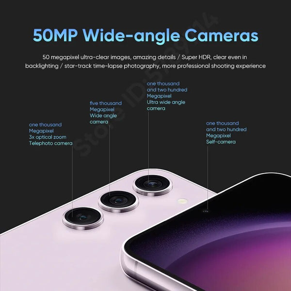 2023 Original Samsung Galaxy S23 Plus 5G smartphone Snapdragon 8 Gen 2 120Hz AMOLED 2X Display 256GB/512GB Android13 Phone