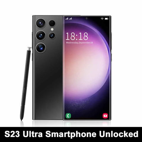 NEW S23 Ultra Smartphone Original Network 7.3inch 16GB+1TB Android Mobile Phones Unlocked 6800mAh 32MP+64MP 5G Cellphone Celular