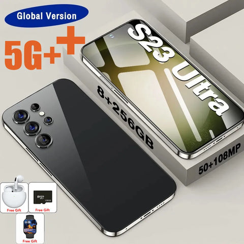 S23 Ultra Original Smartphone Global Version 4G 5G Mobile Phones 16+1TB 6.8 Inch Cellphone Dual SIM Android Cell Phone 2023 New