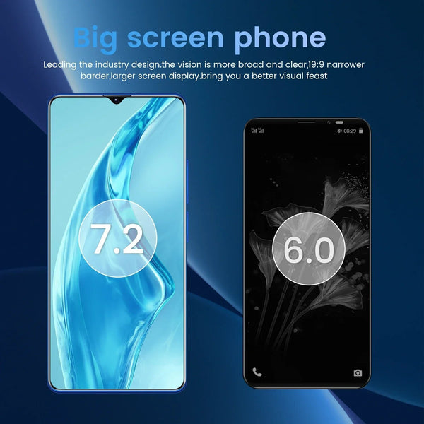 2023 new unlocked s23 ultra phone original 7.2 HD mobile phones android  6800mah mobile phones 16GB+1TB 5g global version phones