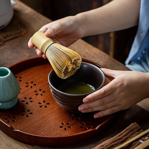 Tea Set Japanese Tea Set Matcha Whisk (Chasen) Tea Spoon And Scoop (Chashaku) Matcha Tea Set Bamboo Accessories