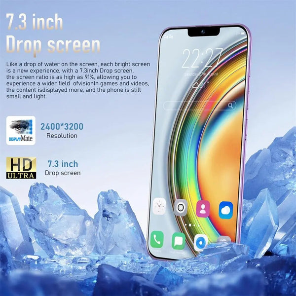 Global Version Mate 50 Pro Smartphone 16G 1TB 7.3Inch HD Screen Cell Phone 5G Mobile Phones Android 13 Dual SIM Cards Cellphones