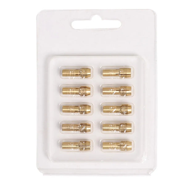 10pcs Drill Chucks Bits Brass Collet Mini Chuck for Dremel Rotary Tool 4.3mm Dia 0.5mm-3.2mm Power Accessory