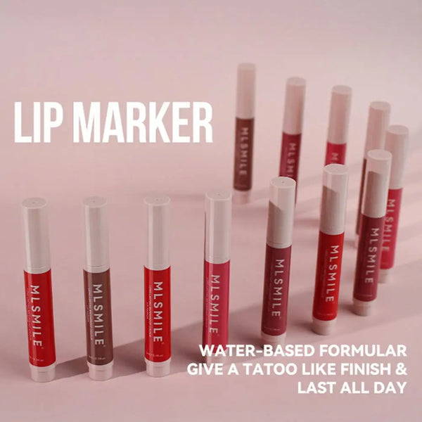 Lip Stain Marker Pen Waterproof Long Lasting Color Pen Lips Proof Lip Matte Non Finishing Makeup Effect Hydrating Smudge Sw A1G5