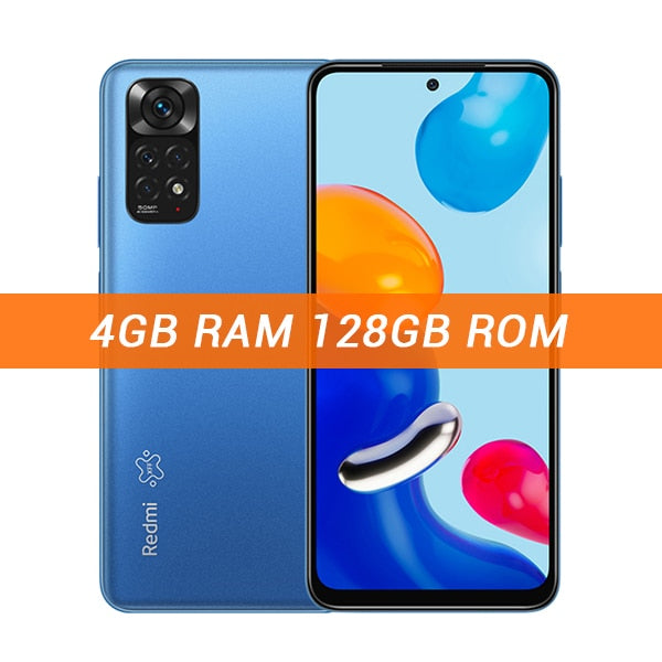 Global Version Xiaomi Redmi Note 11 64GB / 128GB Smartphone Snapdragon 680 90Hz AMOLED DotDisplay 50MP Quad Camera 33W 5000mAh