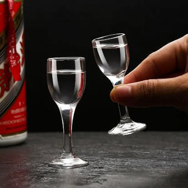 Transparent Shot Glass, Brandy, Whiskey, Vodka, Small Glass Cup for Family Gatherings Party, Liquor Cup, Goblet