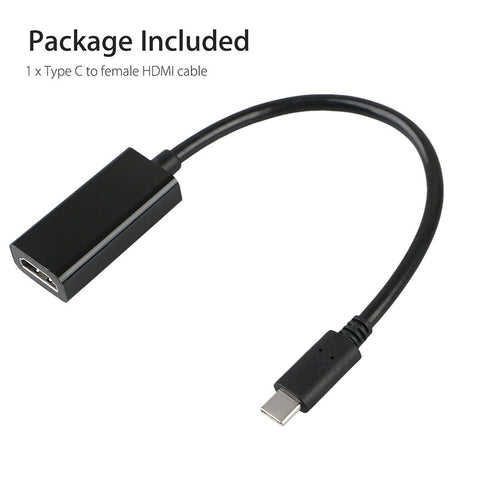 Type-C to HDMI HDTV Adapter Cable ZopiStyle