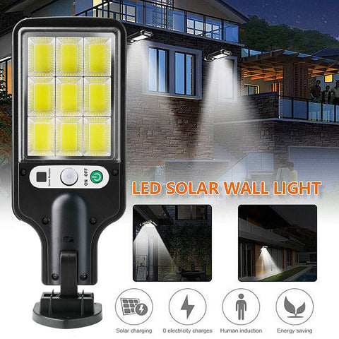 108cob Solar Led Wall Light Motion Sensing Outdoor Garden Waterproof Security Street Light With Pir Motion Sensor Easy Installation Light (with remote control) ZopiStyle