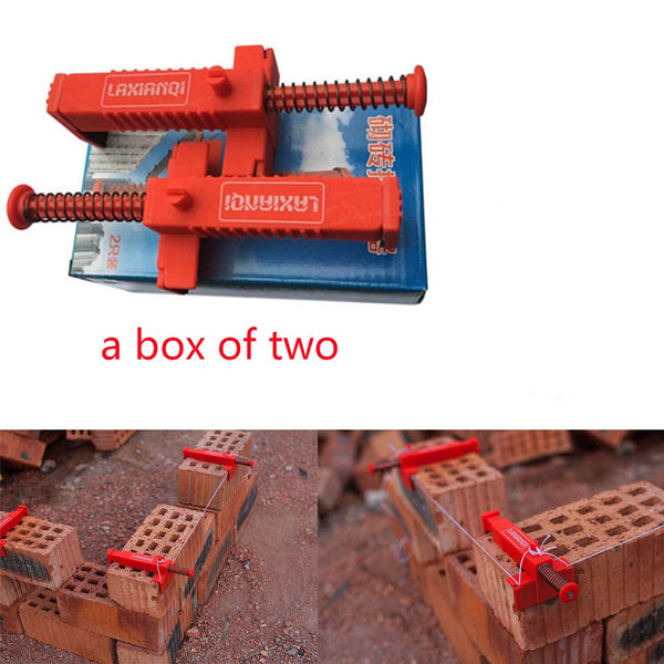 1Pair Wire Drawer Bricklaying Tool Fixer for Building red ZopiStyle