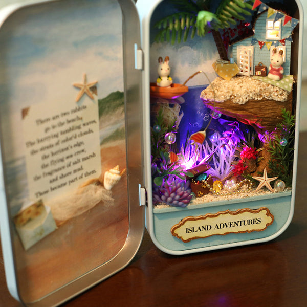 Wisdom House Children Handmade DIY Toy Box Theater Girl Model Cottage Activity Batch Send Boutique Gift ZopiStyle