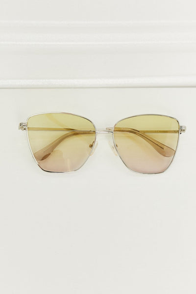 Metal Frame Full Rim Sunglasses Trendsi