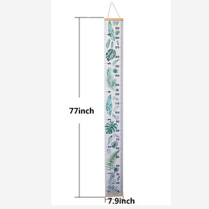 Baby Growth Chart Handing Ruler Wall Decor for Kids Removable Growth Height Chart Flamingo_20*200 ZopiStyle