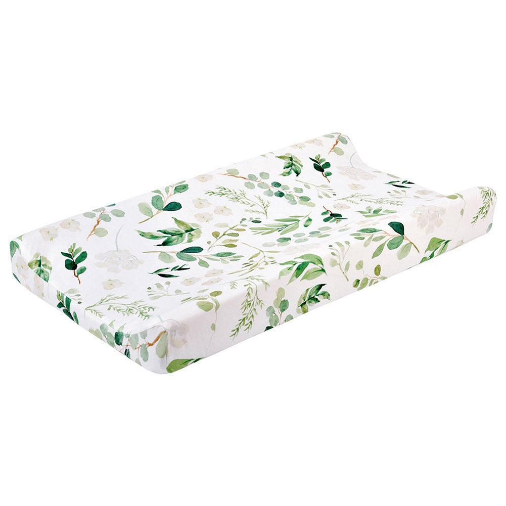 Removable Washable Changing Pad Cover for Baby Care Table Printing Cover Green leaf ZopiStyle