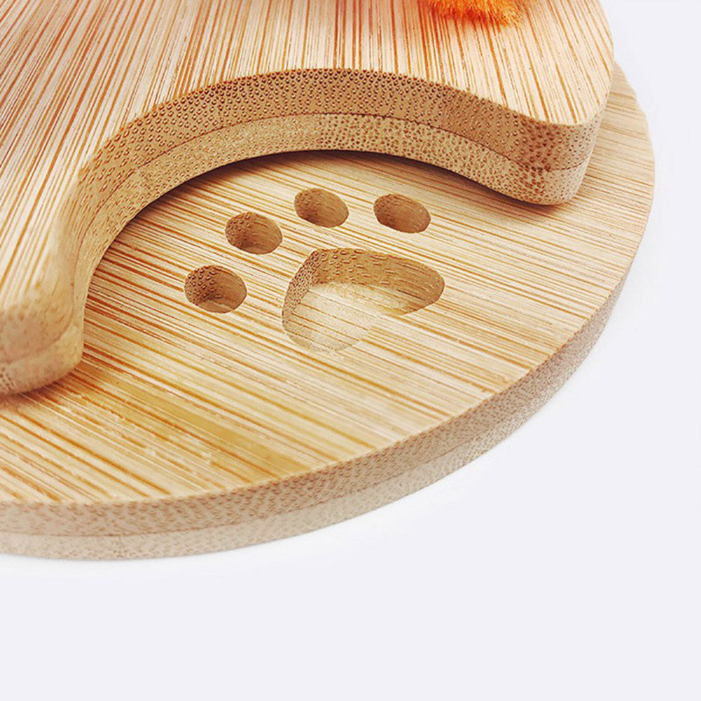 Simulation Mouse Scratching Plate Pet Cat Turntable Toy Scratcher Plate As shown in color_L ZopiStyle
