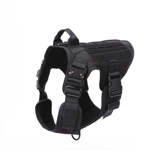 1000d Nylon Dog  Vest Outdoor Pet Vest With Buckle Quick Release Vest For Dog black_L ZopiStyle