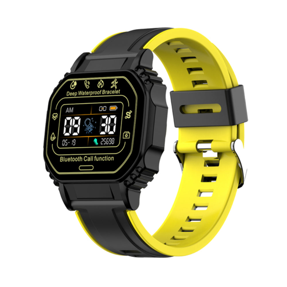 B2 Sports Smart Watch Call Reminder Music Bracelet Answer Calls Music Control Heart Rate Blood Pressure Monitoring Smart Bracelet yellow ZopiStyle