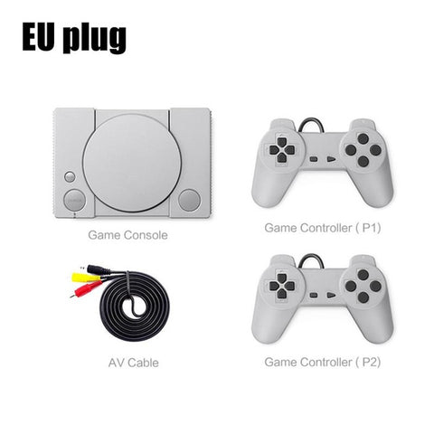 Classic Game Console 8-bit for PS1 Mini Home 620 Action Game Enthusiast Entertainment System Retro Double Battle Game Console EU plug ZopiStyle
