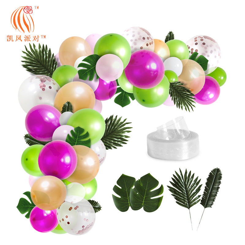 Balloon Simulation Leaf Decoration Set for Indoor Outdoor Birthday Wedding Festival Party 85PCS ZopiStyle