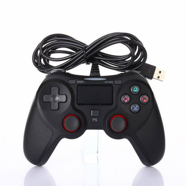 USB Wired Gamepad Universal for Sony Playstation Game for PS4/PS4 Slim/PS4 Pro/PS3 Console with About 1.9m Cable black ZopiStyle