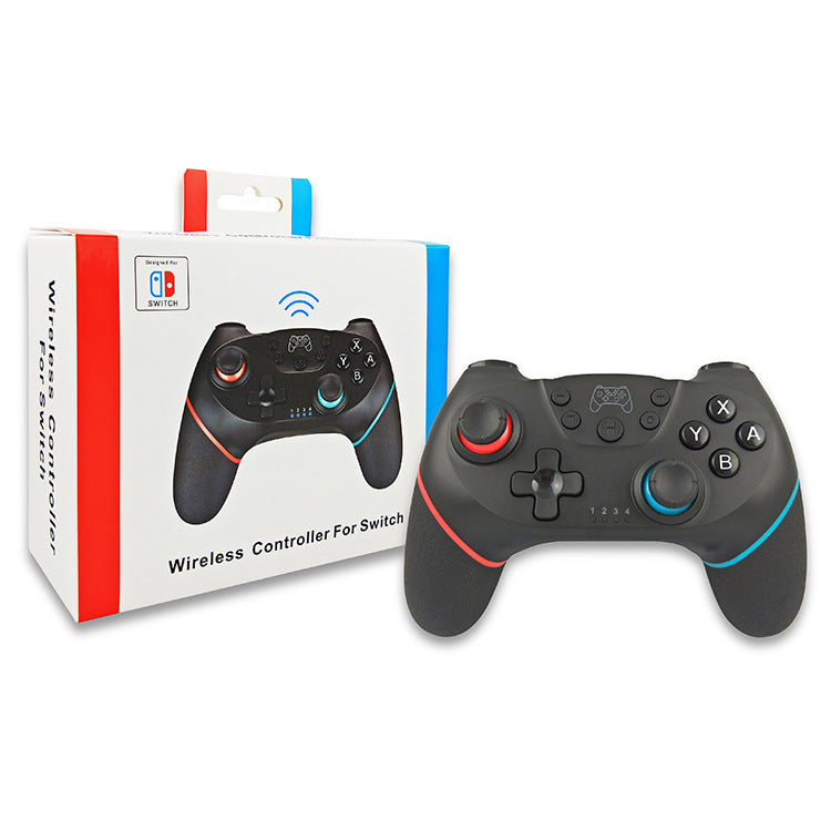 Bluetooth Wireless Pro Controller Gamepad Joypad Remote for Nintend Switch Console Gamepad Joystick  Left blue right red ZopiStyle