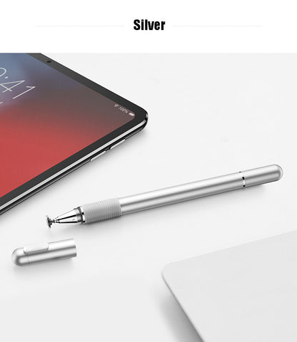 Universal Stylus Pen Multifunction Screen Touch Pen Capacitive Touch Pen for iPad iPhone Samsung Xiaomi Huawei Tablet Pen Silver ZopiStyle