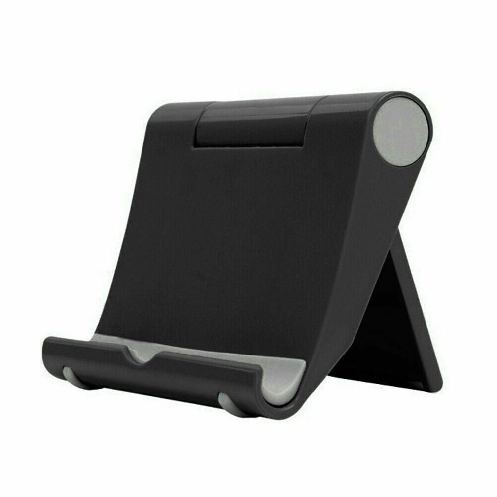 Folding Phone Tablet Holder Desktop Multifunctional Adjustable Mobile Phone Stand black ZopiStyle