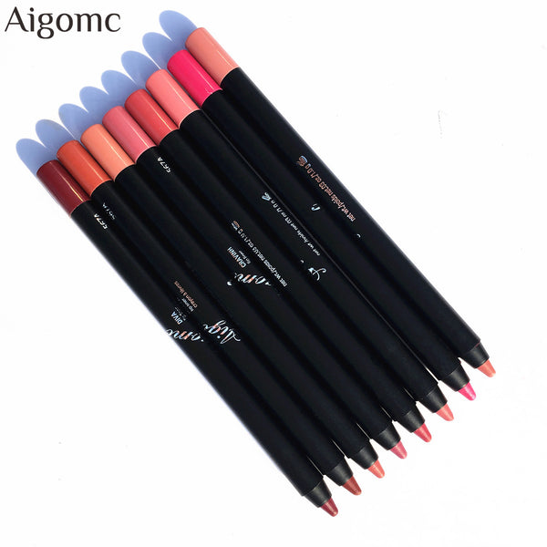 AIGMC new makeup tip red pen waterproof hold long lip line velvet red cosmetics cross-border explosion ZopiStyle