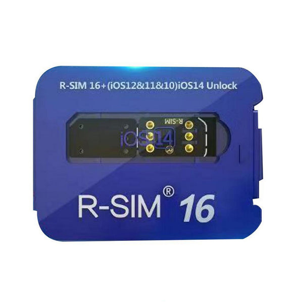R-sim16 Upgrade Universal Unlocking Card Stickers Turns Locked Into Unlocked Compatible For Iphone12 Series 5g Network For Ios14 System blue ZopiStyle