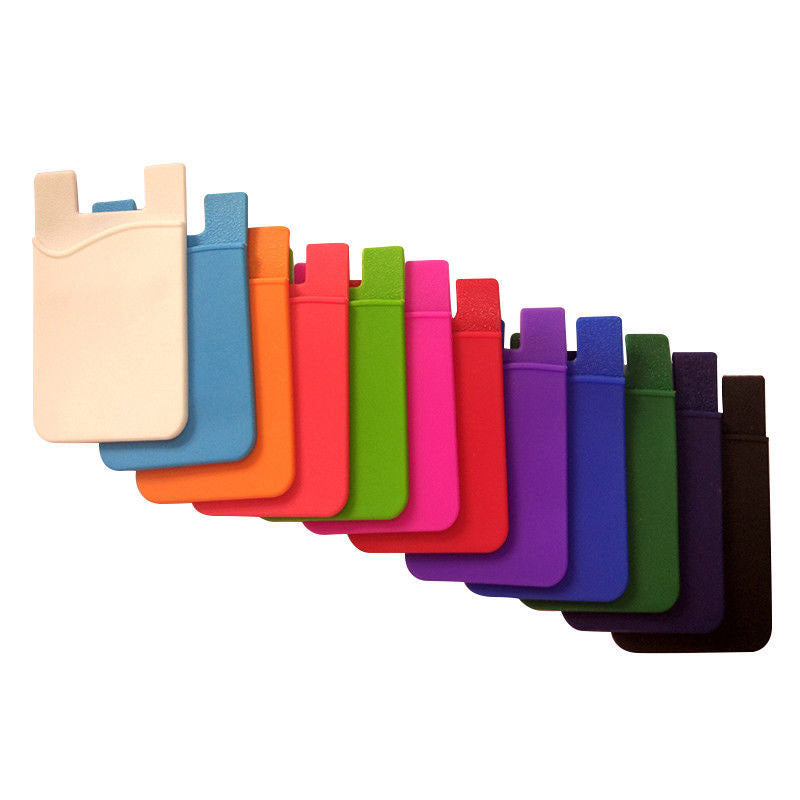 Adhesive Silicone Card Pocket Pouch Case ZopiStyle