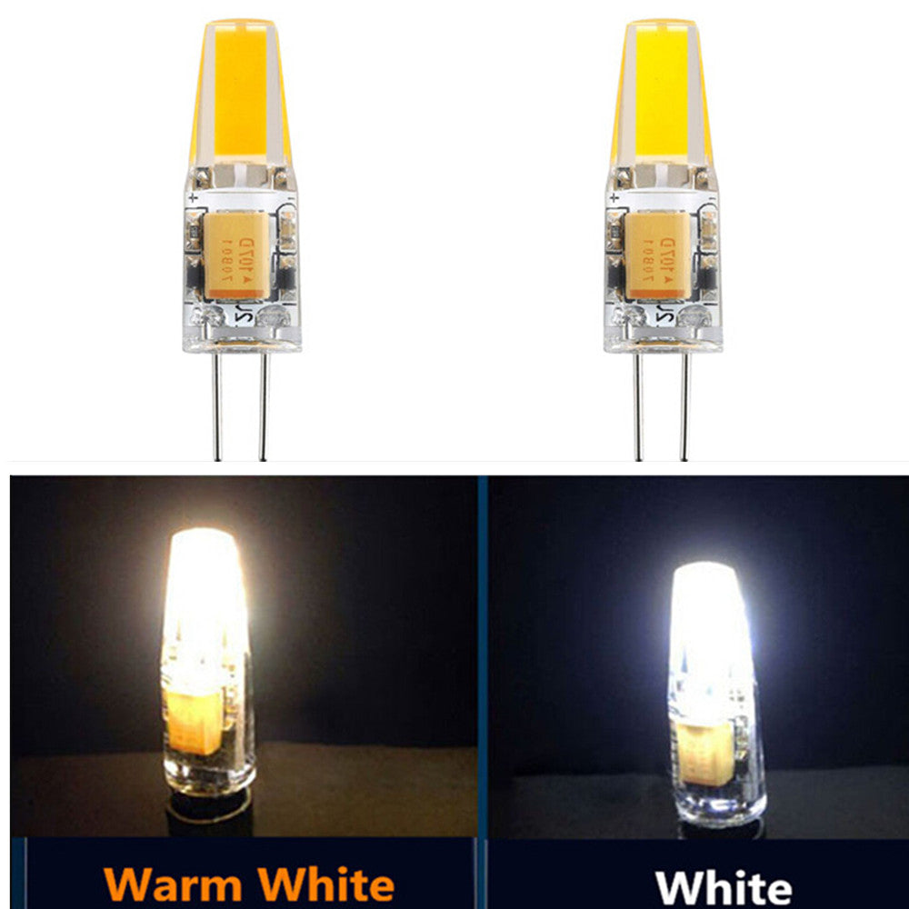 10pcs G4 LED Bulb 3W/5W 12V LED COB Bulb Replace Halogen Lamp High Bright for Chandelier  Warm White ZopiStyle