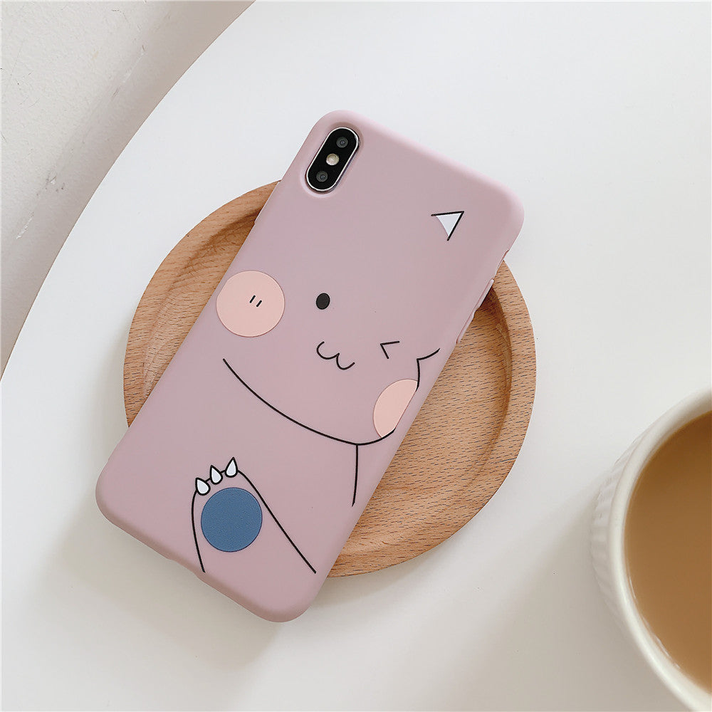 For OPPO F9/F11/A3/A5/A3S/A59/A57/A7X/A83/A9/K1/K3/Realme X Soft TPU Cellphone Case Shell Cartoon Back Cover pink ZopiStyle