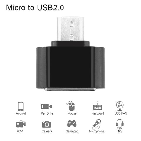 OTG Adapter USB OTG Converter Head SD Card Reader Connection Kit ZopiStyle